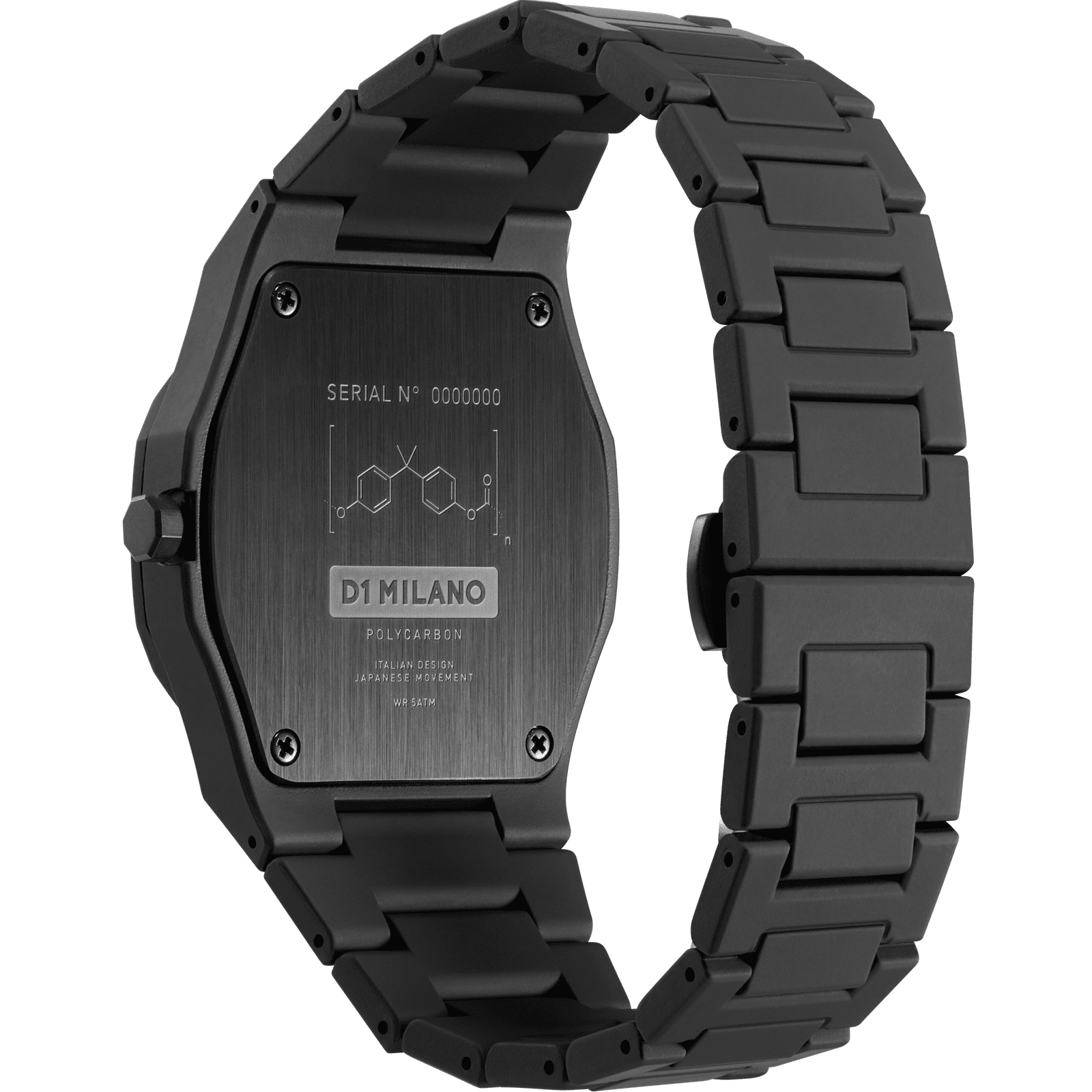 Unisex POLYCARBON Watch D1-PCBJ11 D1 Milano