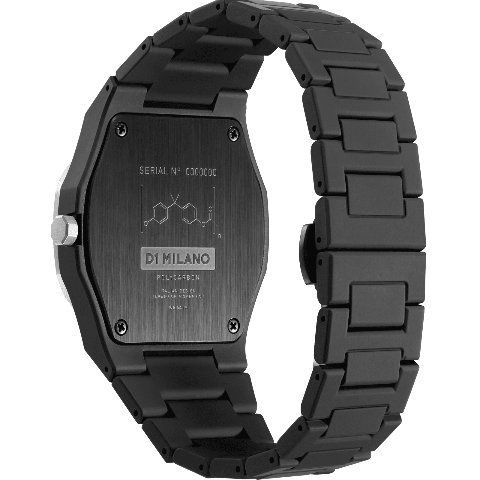 Unisex POLYCARBON Watch D1-PCBJ14 D1 Milano