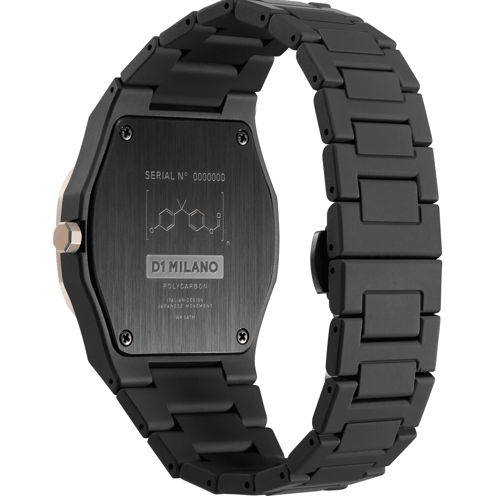 Unisex POLYCARBON Watch D1-PCBJ15 D1 Milano