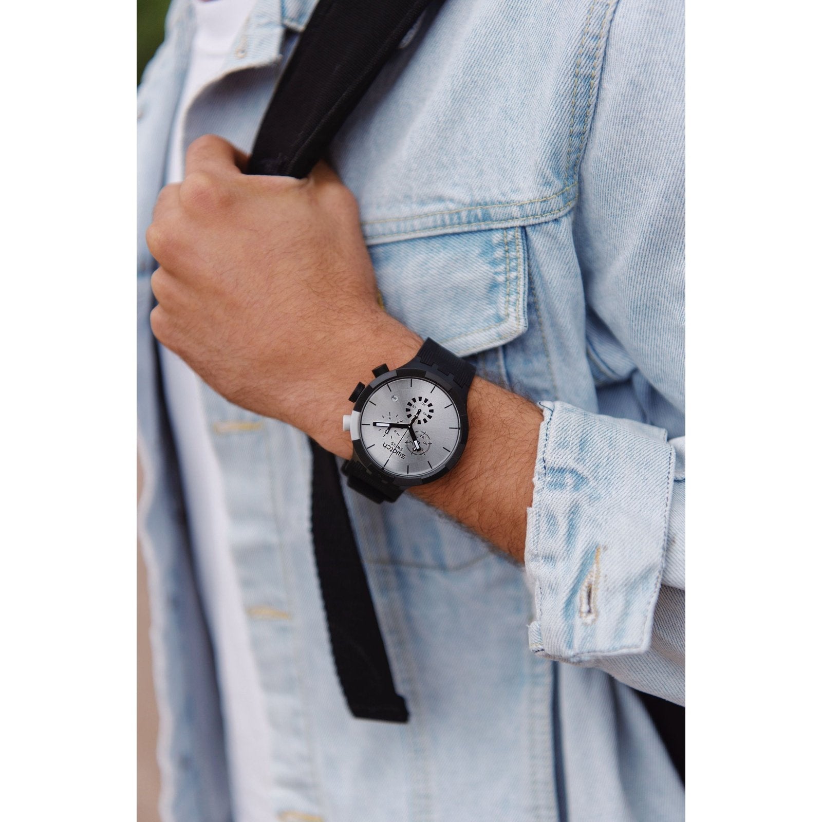 CHEQUERED SILVER Swatch