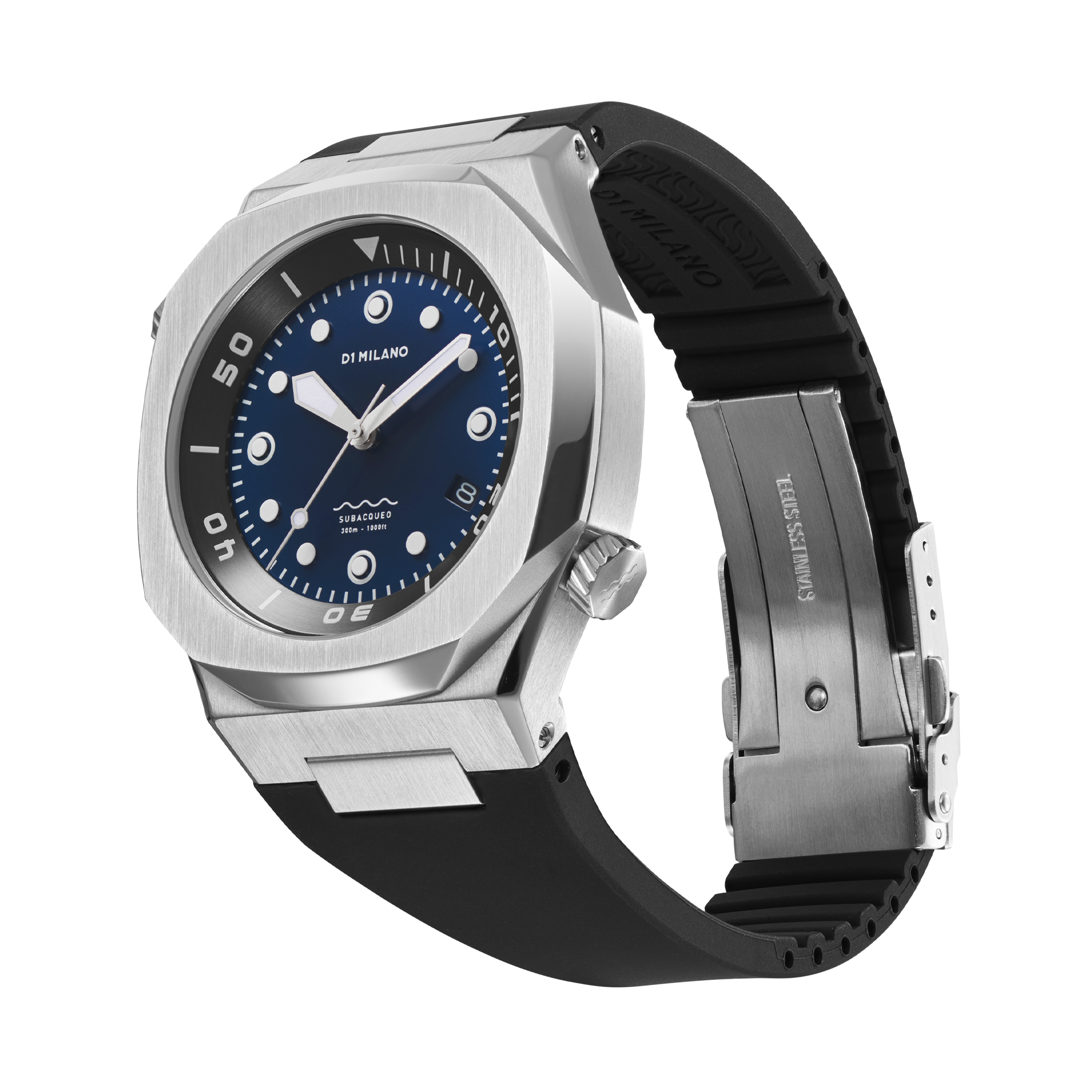 Men's Deep Blue Watch D1-DVRJ02 D1 Milano