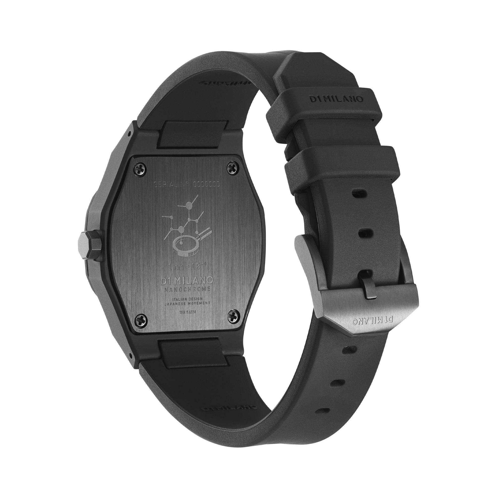 Ladies Nano Black Watch D1-NCRJ02 D1 Milano