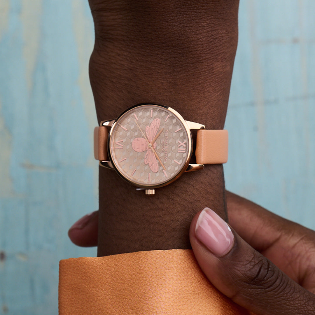 Ladies Honey Bee Watch OB16FB23 Olivia Burton