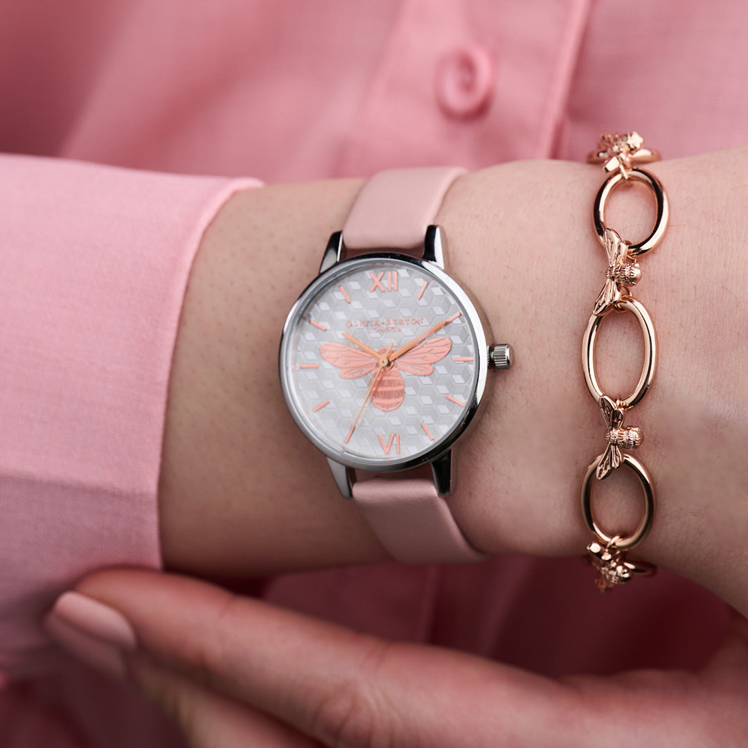 Ladies Honey Bee Watch OB16FB25 Olivia Burton
