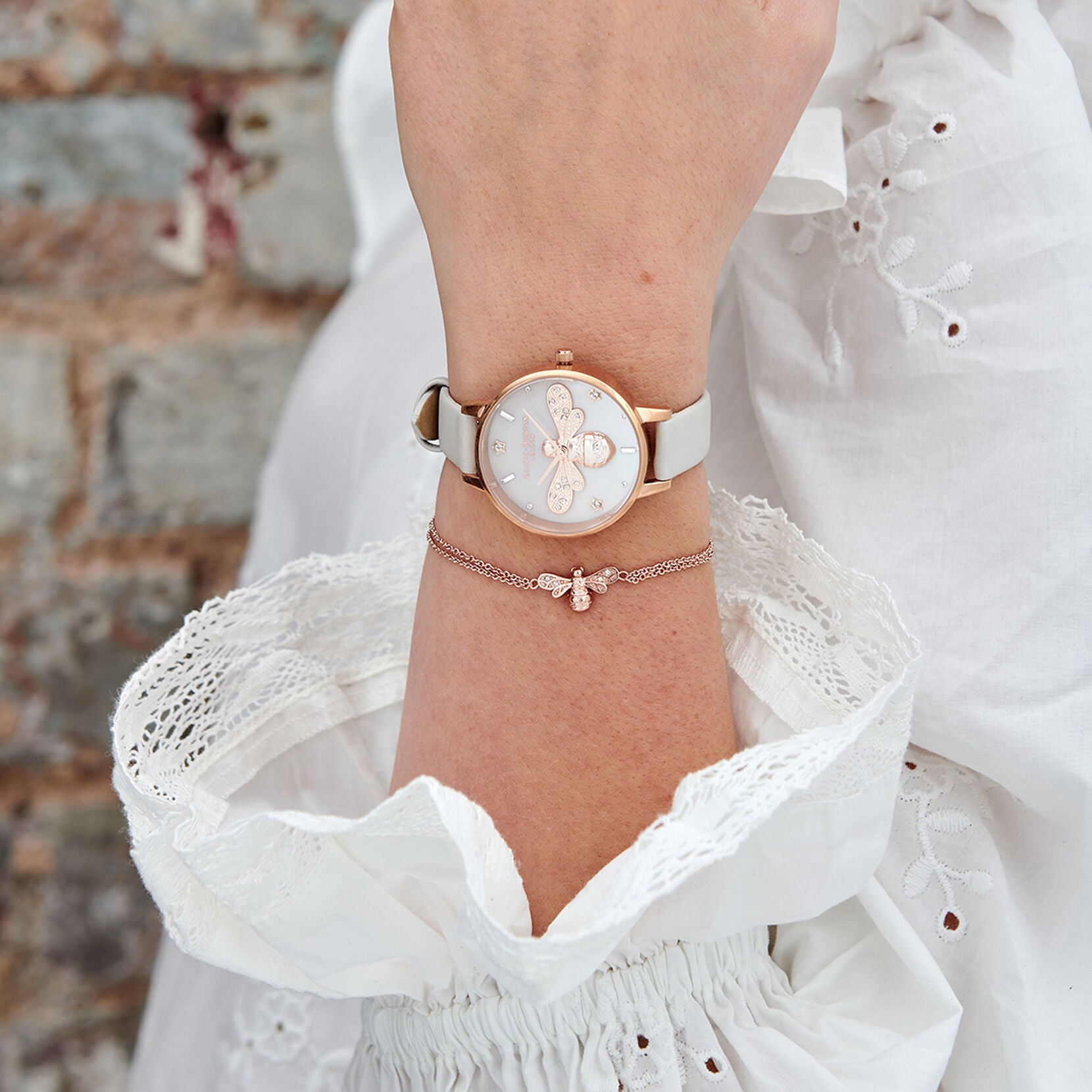 Ladies Sparkle Bee Watch OB16GB10 Olivia Burton