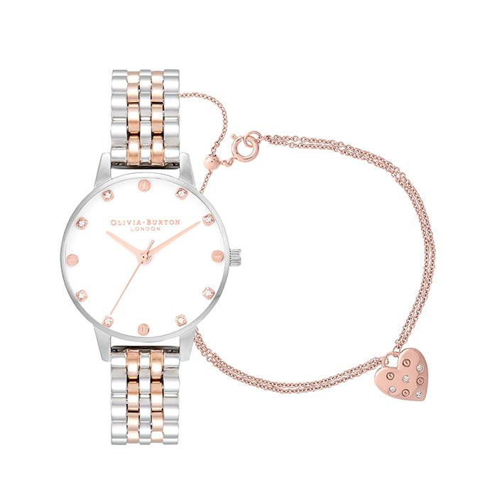 Classics White & Stone Set OBGSET159 Olivia Burton