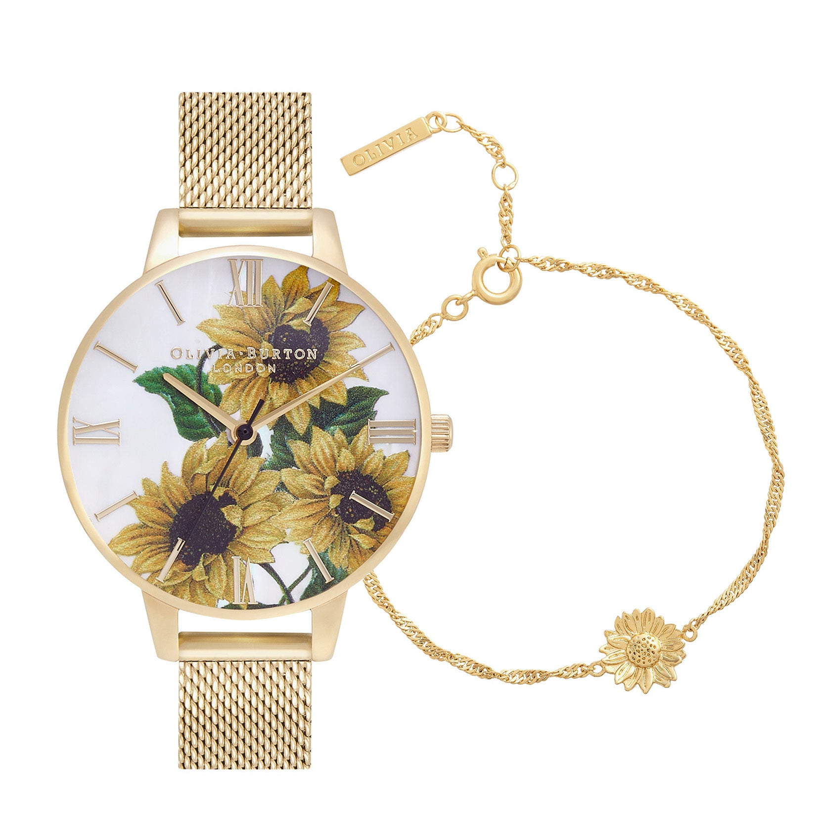 Ladies Sunflower Gift Set OBGSET165 Olivia Burton