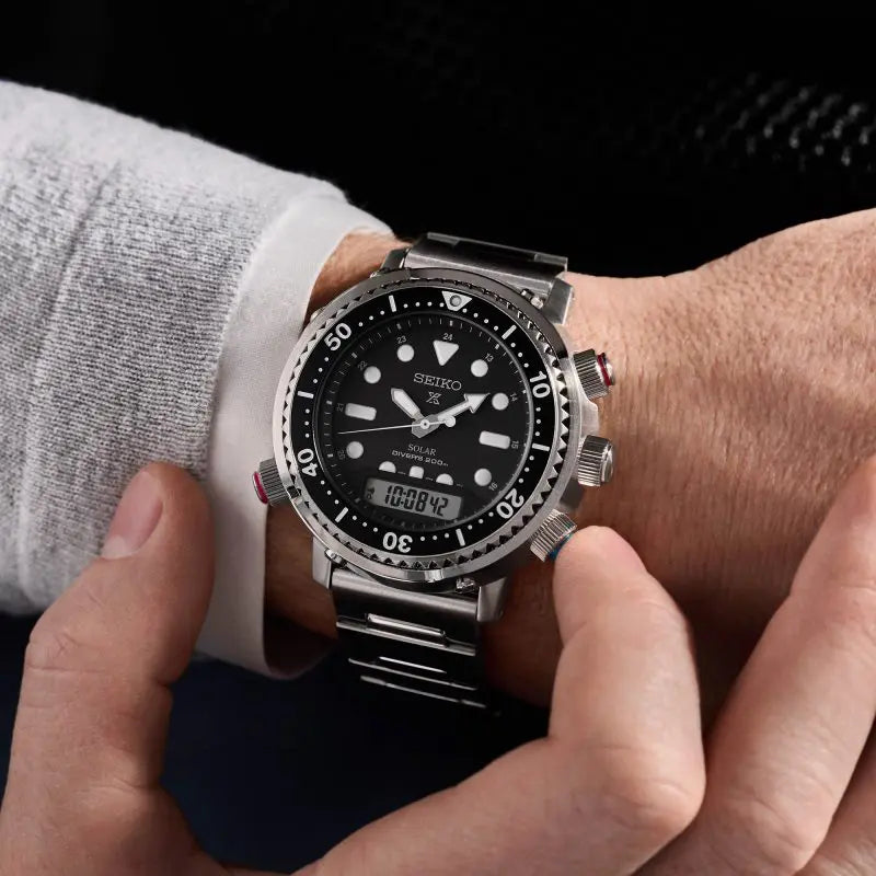 Men's Prospex Solar 'Arnie' Hybrid Diver’s 40Th Anniversary Watch SNJ033P1 Seiko