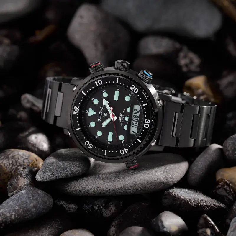 Men's Prospex Solar Commando Arnie’ Hybrid Diver’s 40Th Anniversary Watch SNJ037P1 Seiko