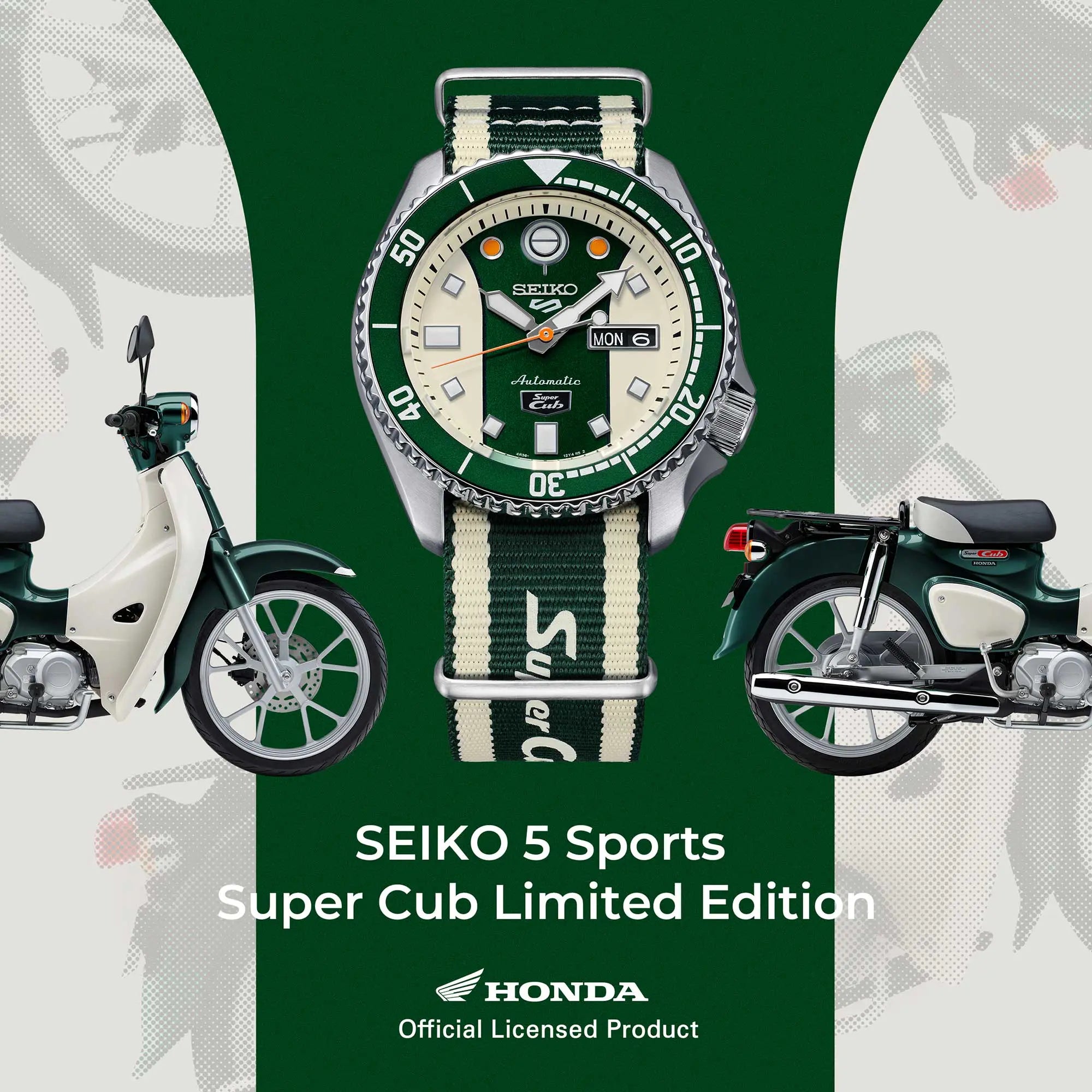 Men's 5 Sports SKX Sense Style Watch "Super Cub Limited Edition" SRPJ49K1 Seiko