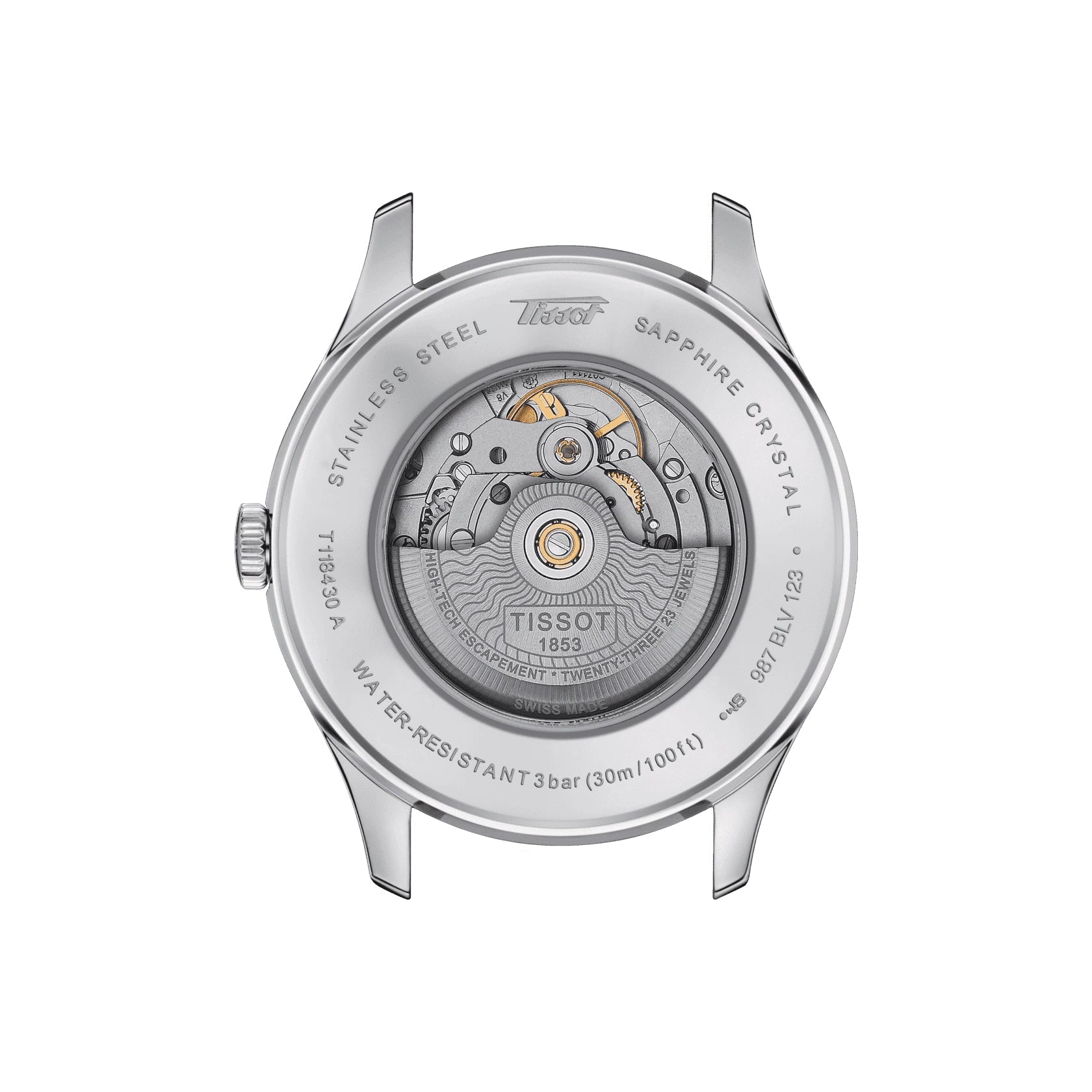 Men's Heritage Visodate Powermatic Watch T1184301602100 Tissot