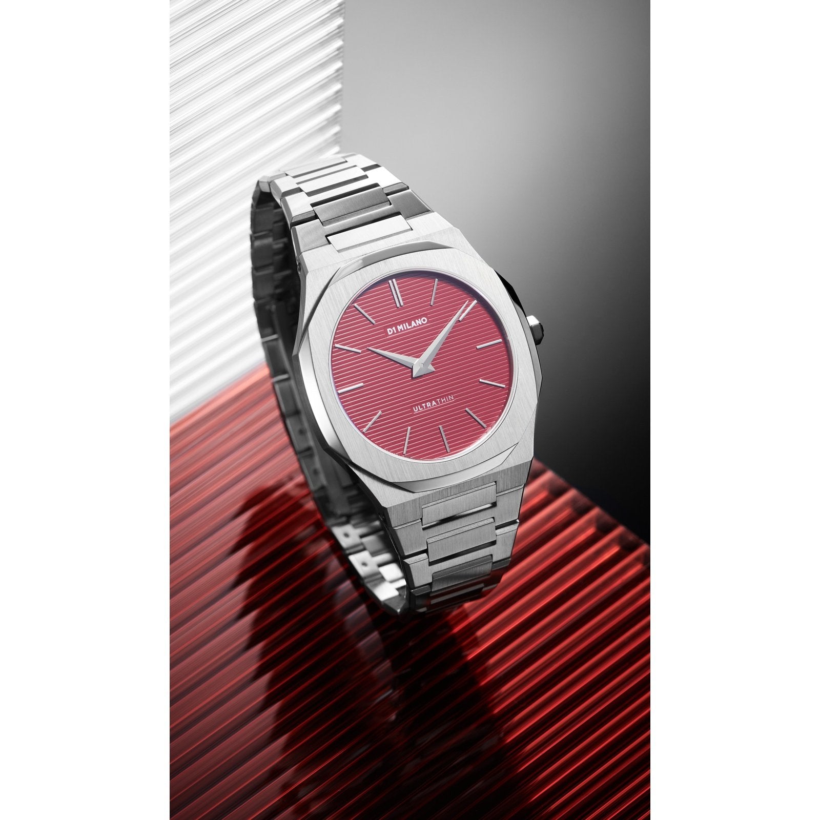 Men's Bordeaux Ultra Thin 40mm Watch D1-UTBJ11 D1 Milano