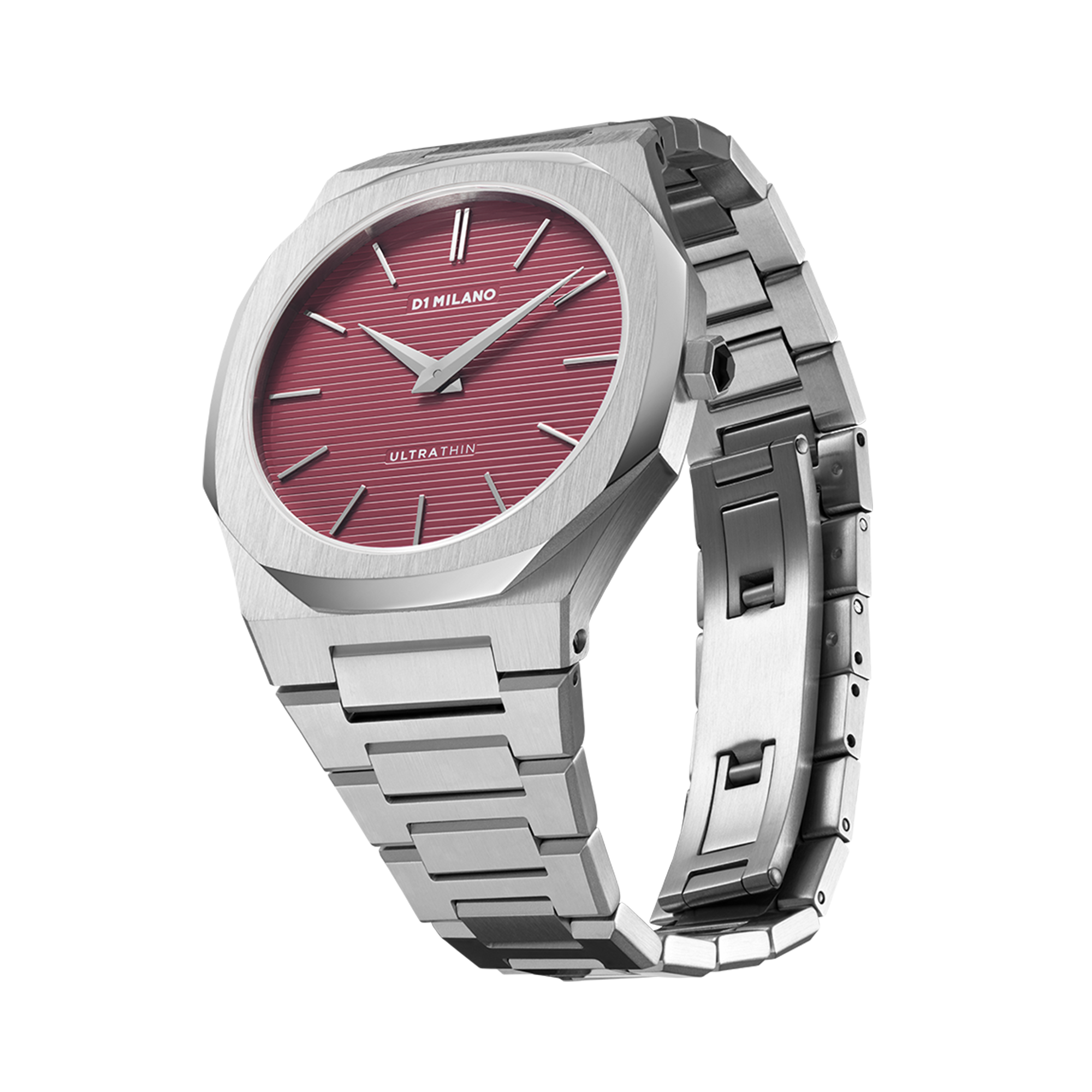 Men's Bordeaux Ultra Thin 40mm Watch D1-UTBJ11 D1 Milano