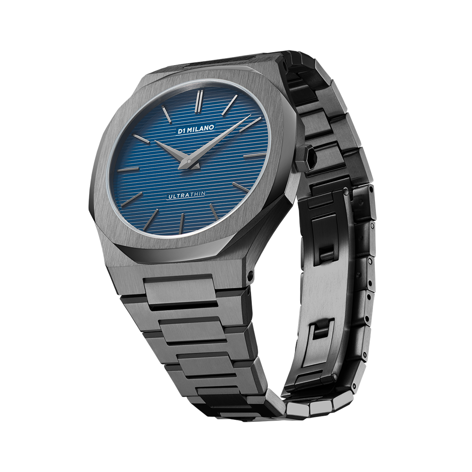 Unisex Petrol Blue Ultra Thin Bracelet 40mm D1-UTBJ12 D1 Milano