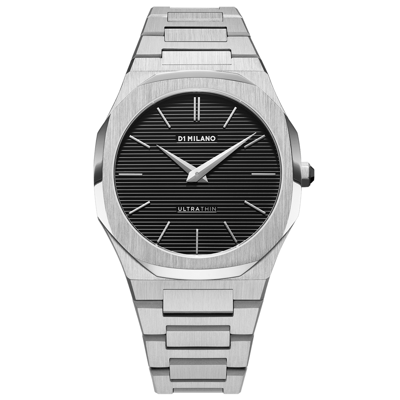 Men's Silver Ultra Thin Bracelet 40 mm D1-UTBJ14 D1 Milano