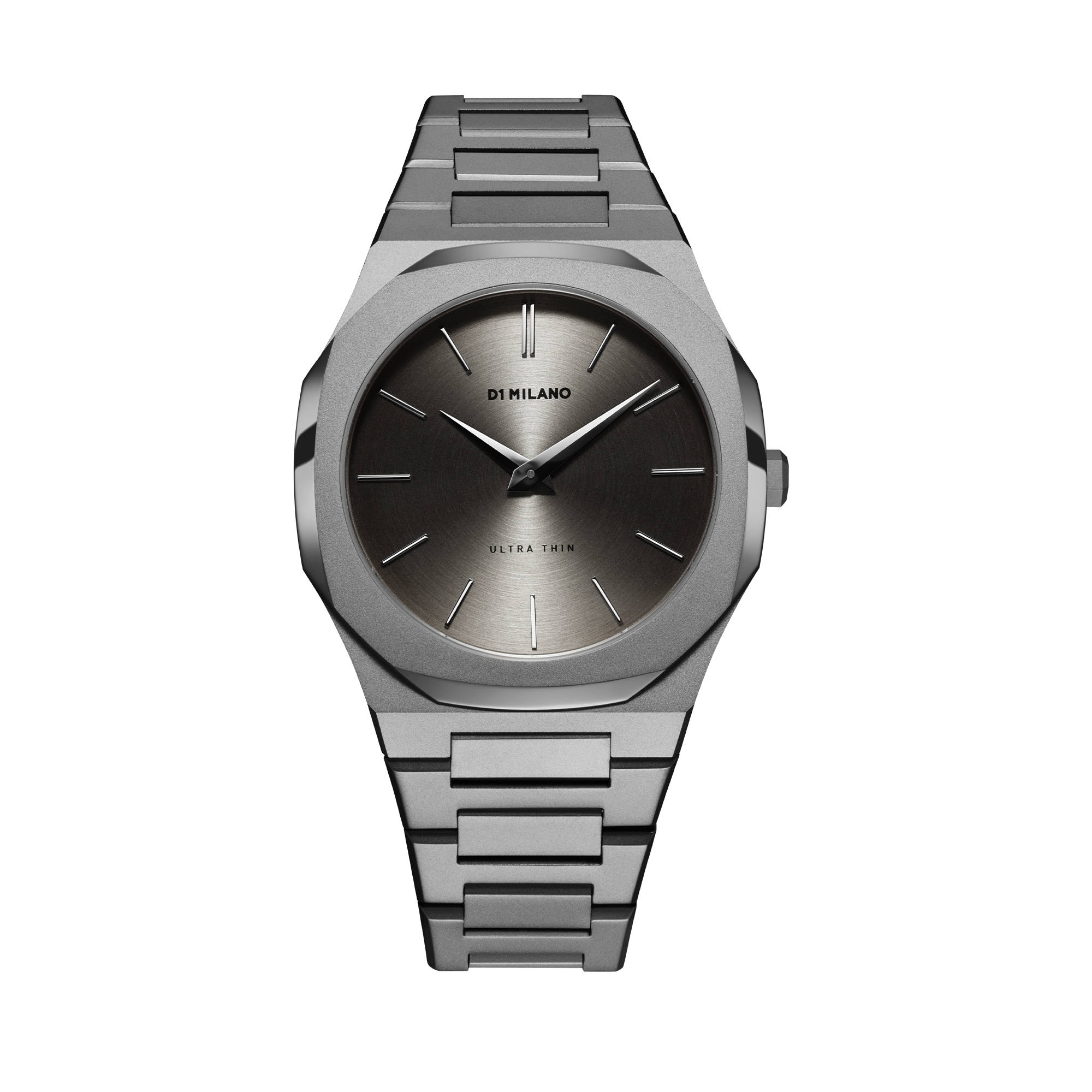 Unisex Antracite Ultra Thin Bracelet 40 mm Watch D1-UTBJ22 D1 Milano