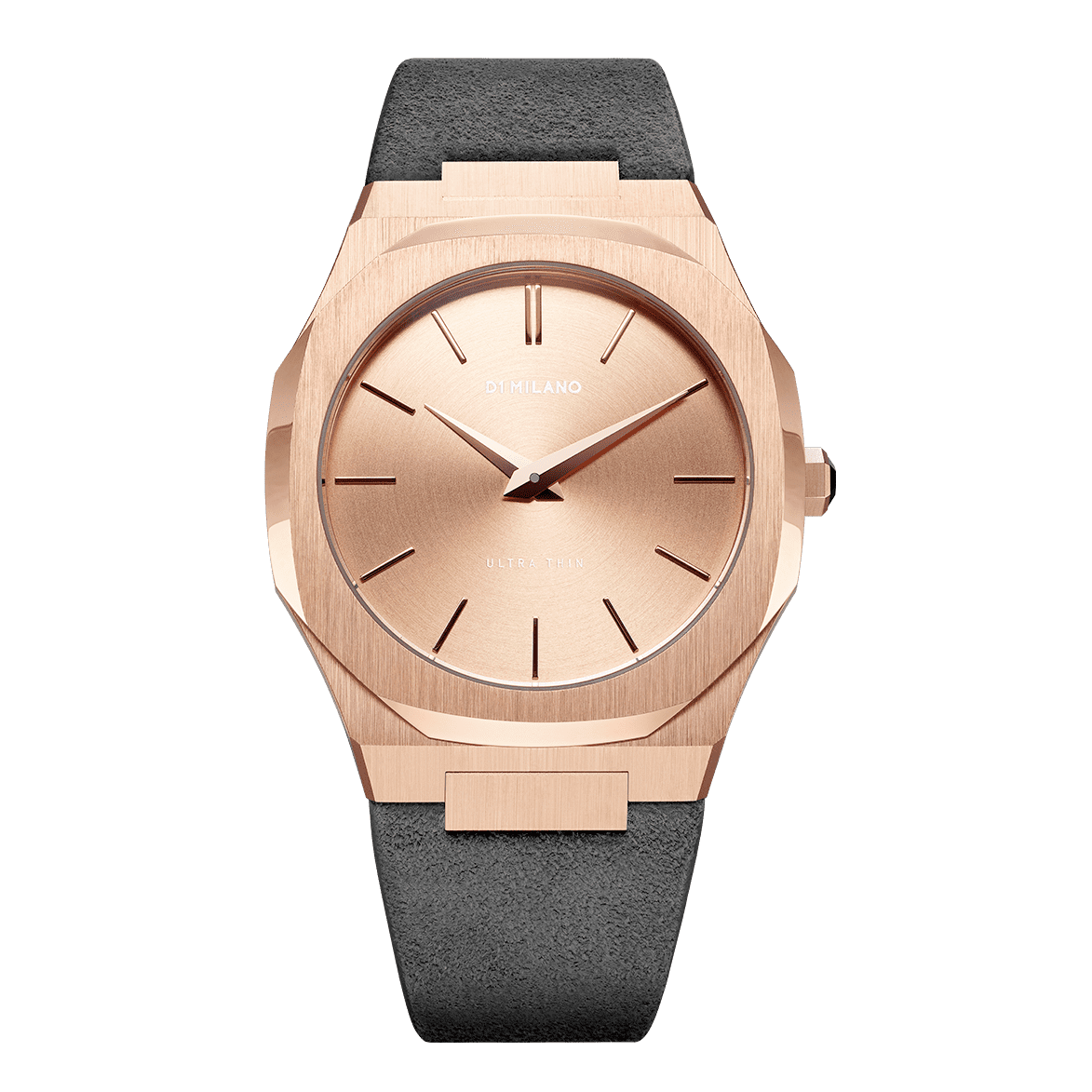 Ladies Ultra Thin Suede Italian Gold Watch D1-A-UTL03 D1 Milano