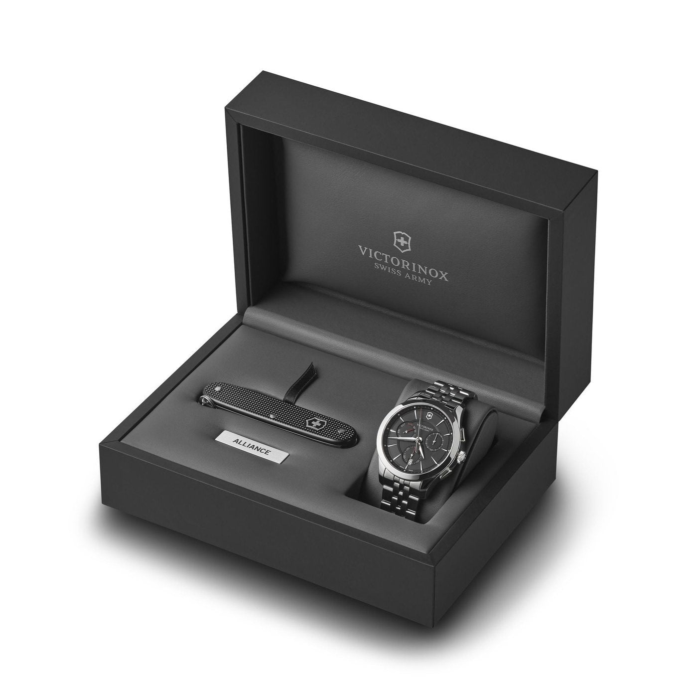 Men's Alliance Chronograph Watch Set 241745.1 Victorinox Swiss Army