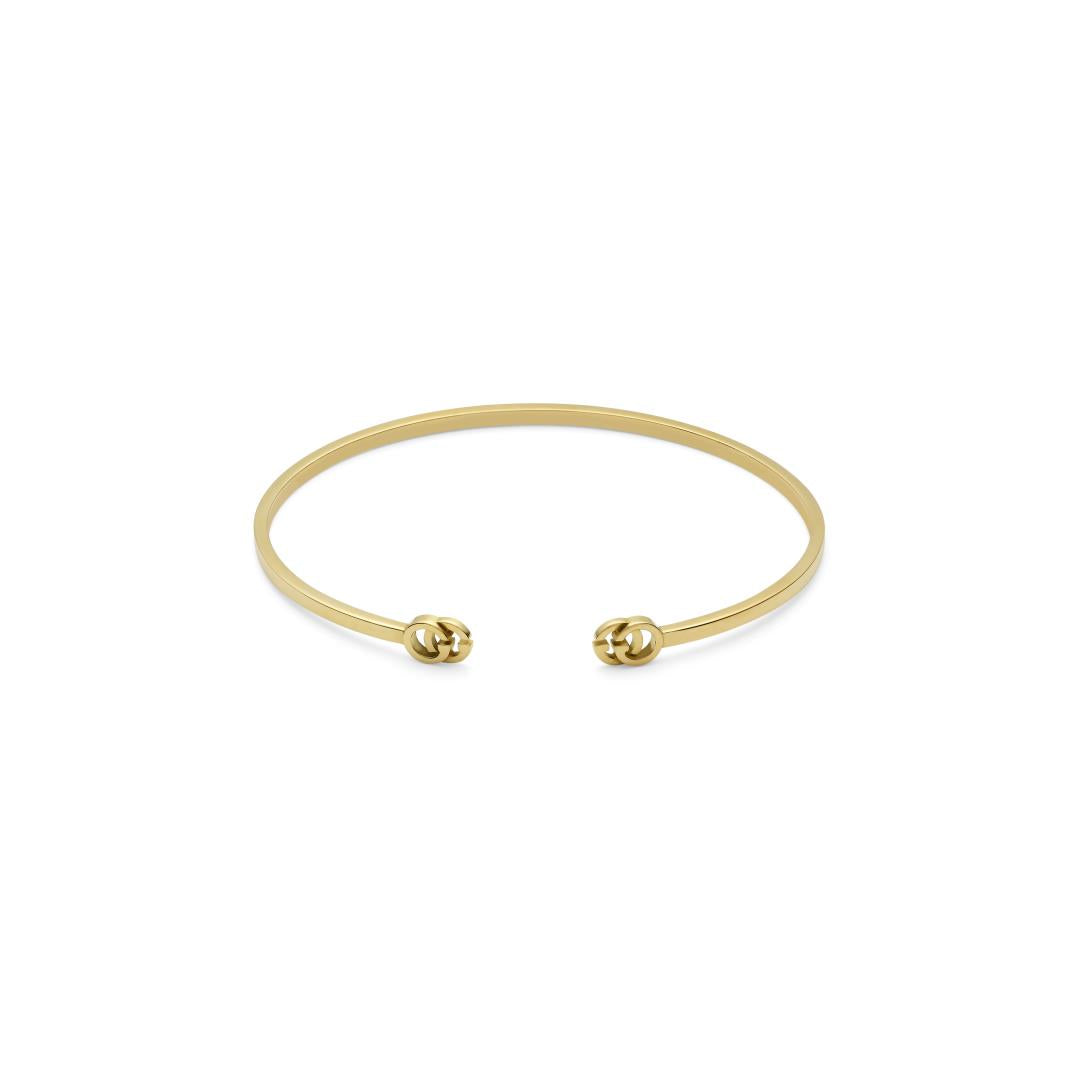 Gg Running Cuff Bracelet In 18Kt Yellow Gold YBA481663001 Gucci Jewelry