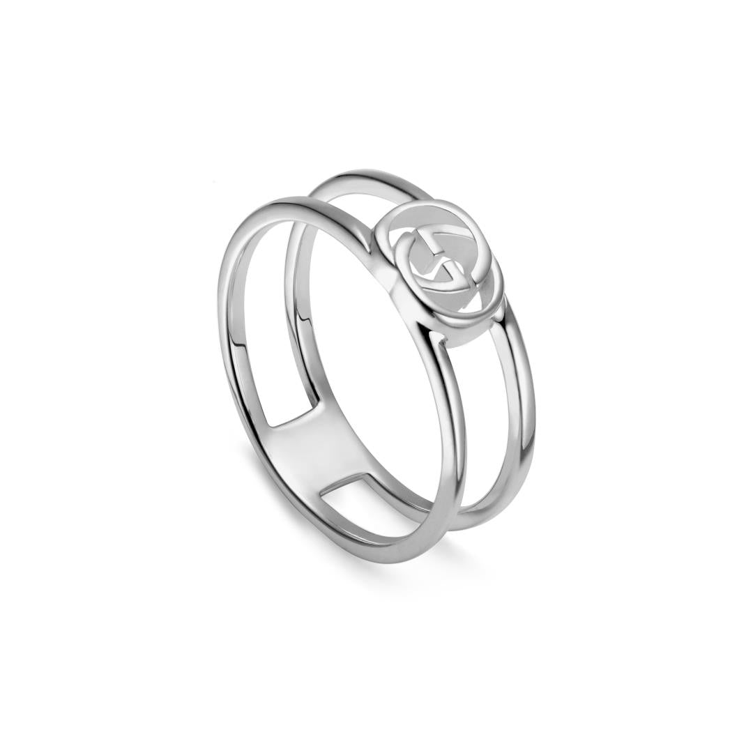 Interlocking G Silver Ring YBC298036001 Gucci Jewelry