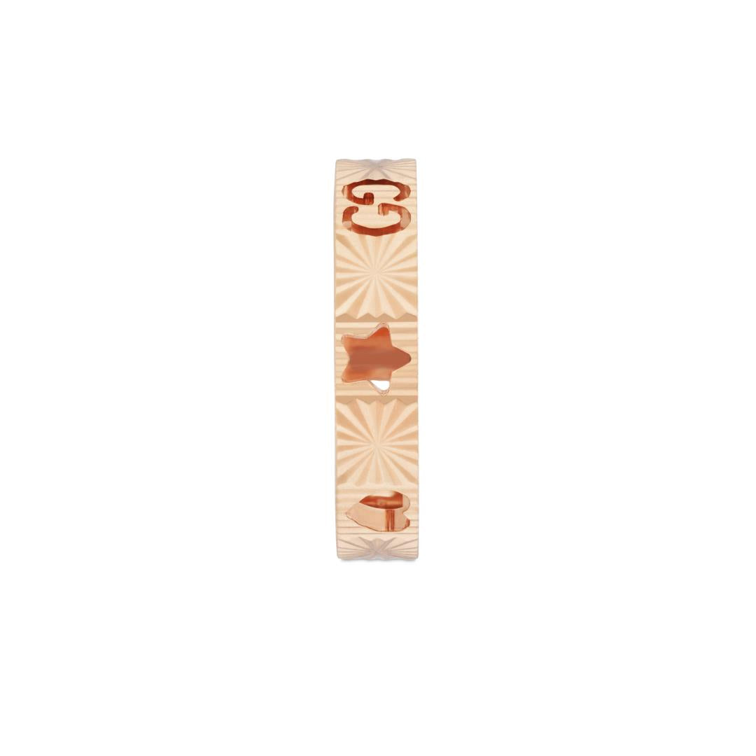Icon Ring in 18kt Pink Gold YBC729460001 Gucci Jewelry