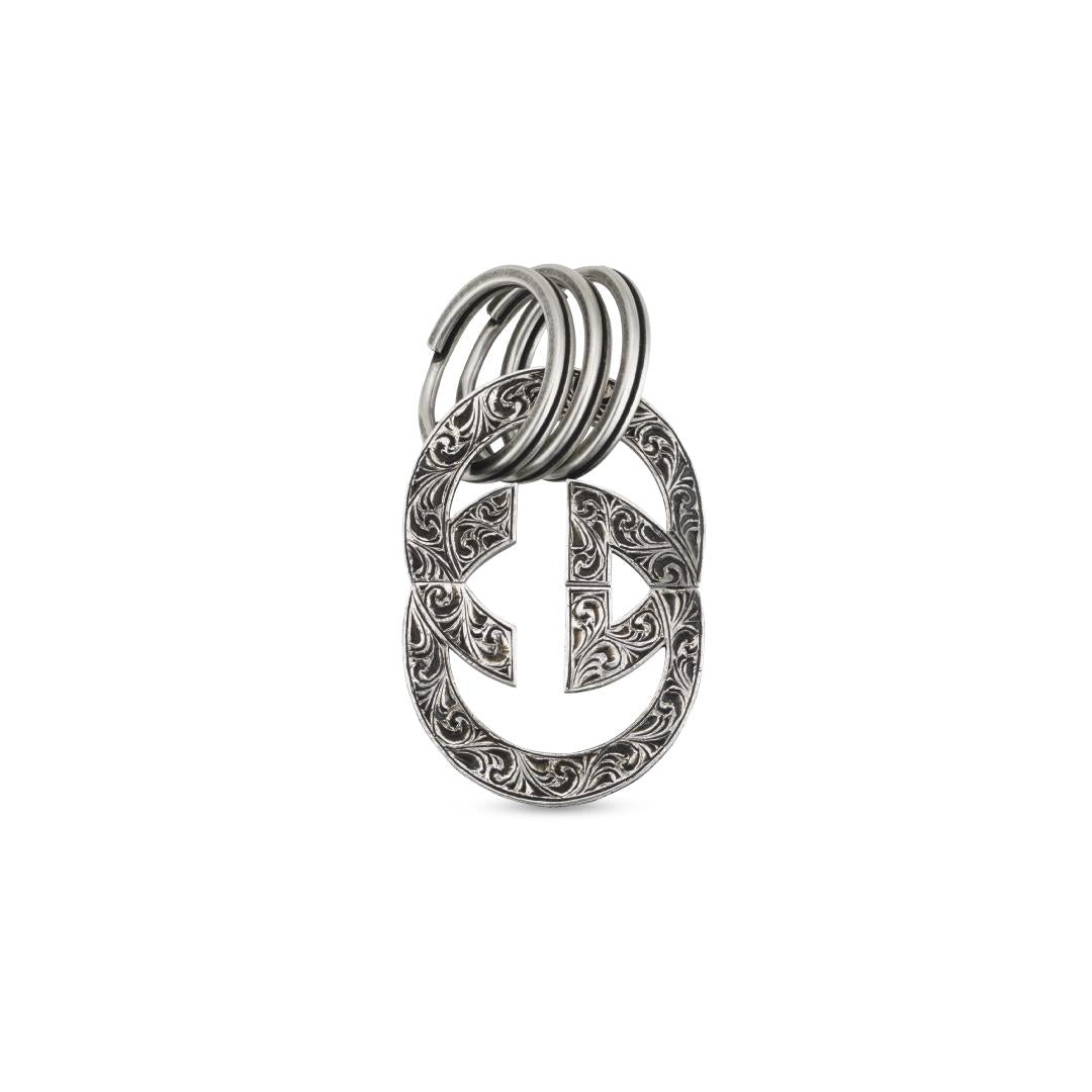 Interlocking G Keyring YBF645579001 Gucci Jewelry