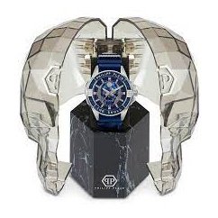 Men's $kull Carbon Fiber Watch 44mm PWAAA1722 Philip Plein