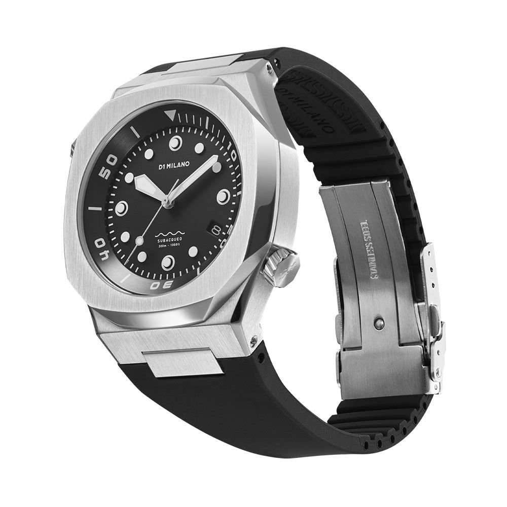 Men's Deep Black Watch D1-DVRJ01 D1 Milano