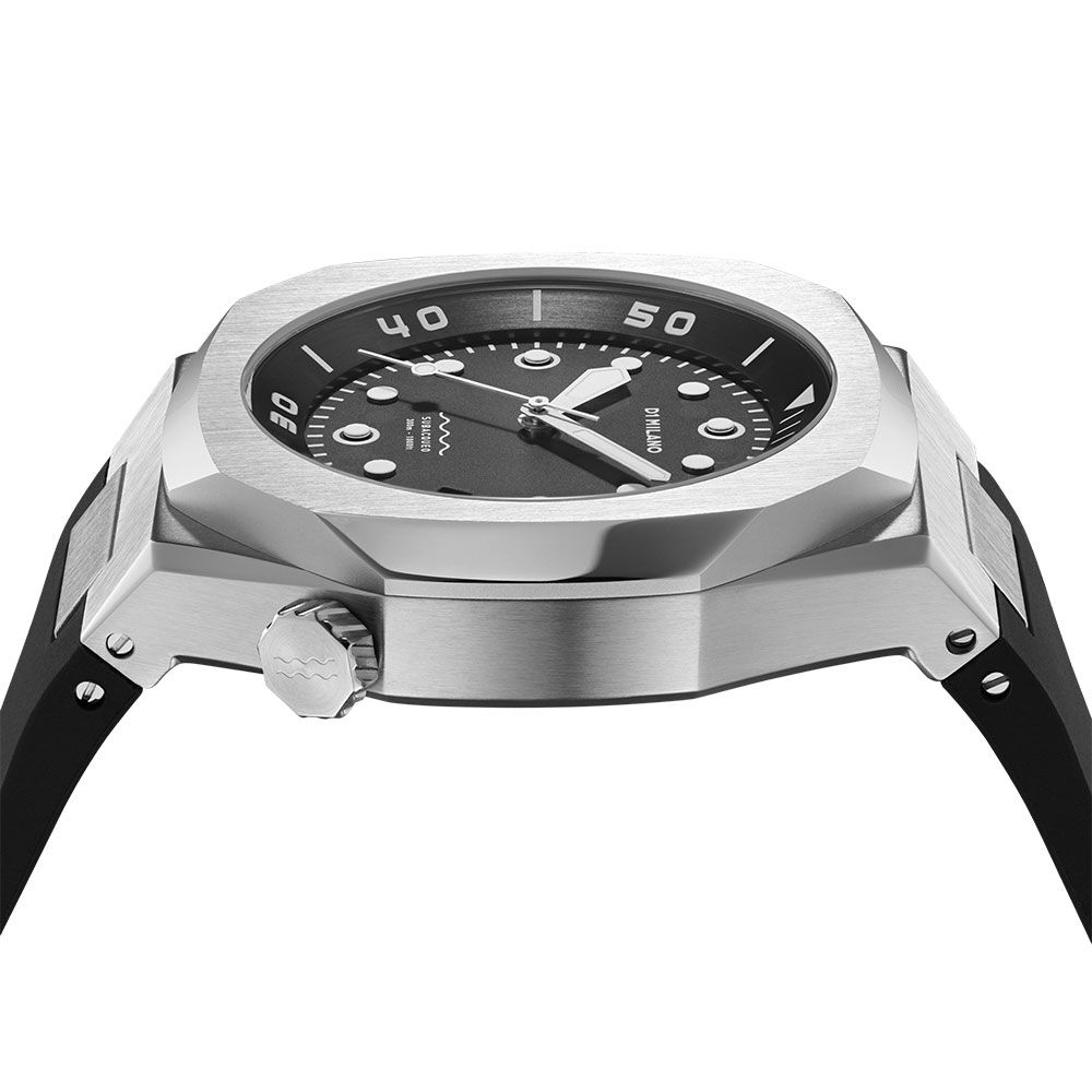 Men's Deep Black Watch D1-DVRJ01 D1 Milano
