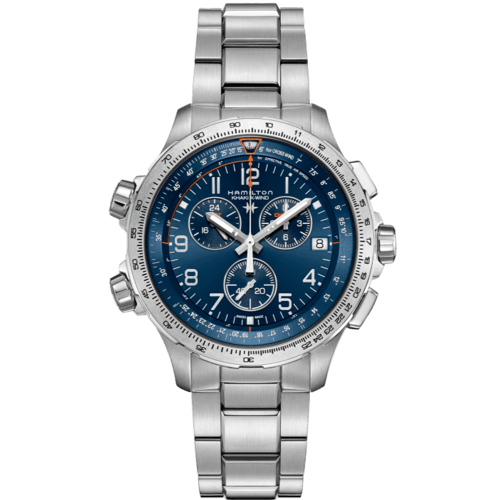 Khaki Aviation X-Wind Gmt Chrono Quartz Watch Hamilton