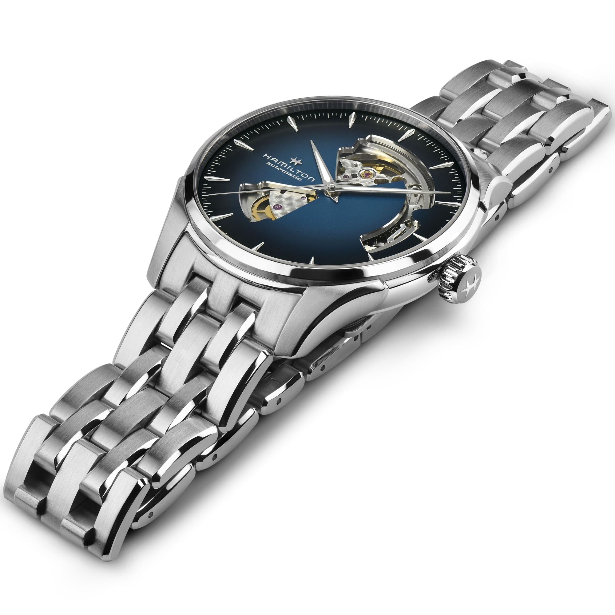 Men's Jazzmaster Open Heart Automatic Watch H32675140 Hamilton