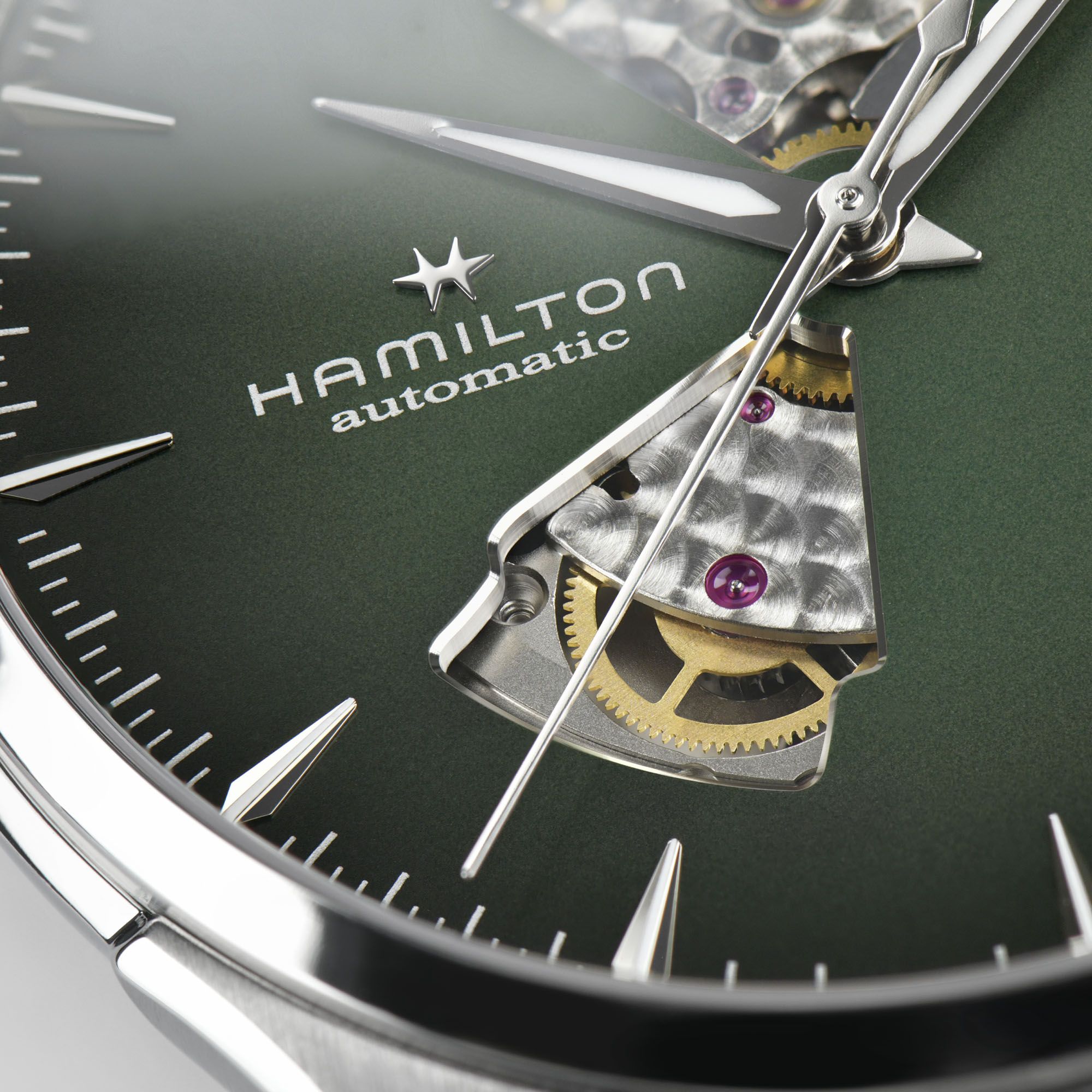 Men's Jazzmaster Open Heart Auto Watch H32675560 Hamilton