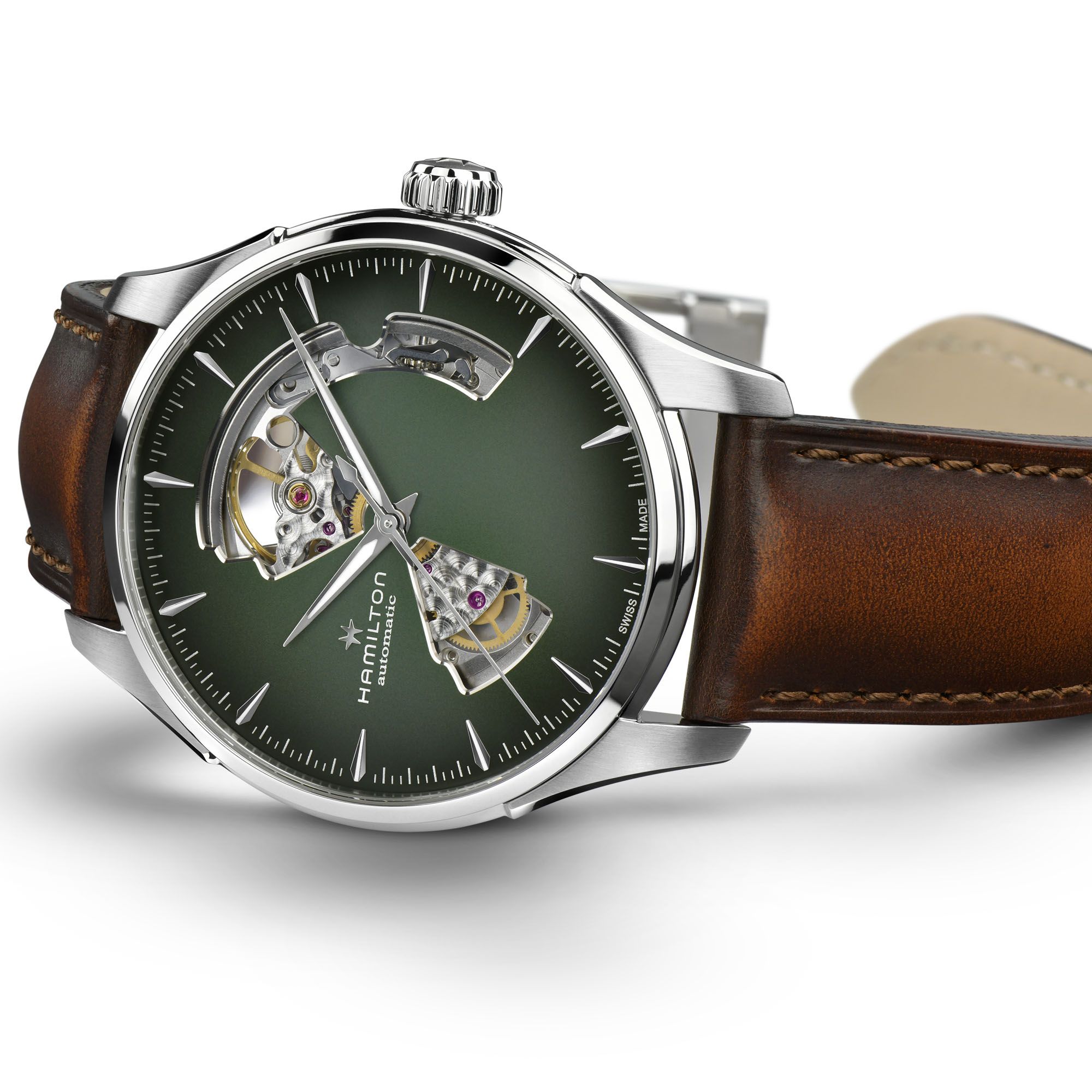 Men's Jazzmaster Open Heart Auto Watch H32675560 Hamilton