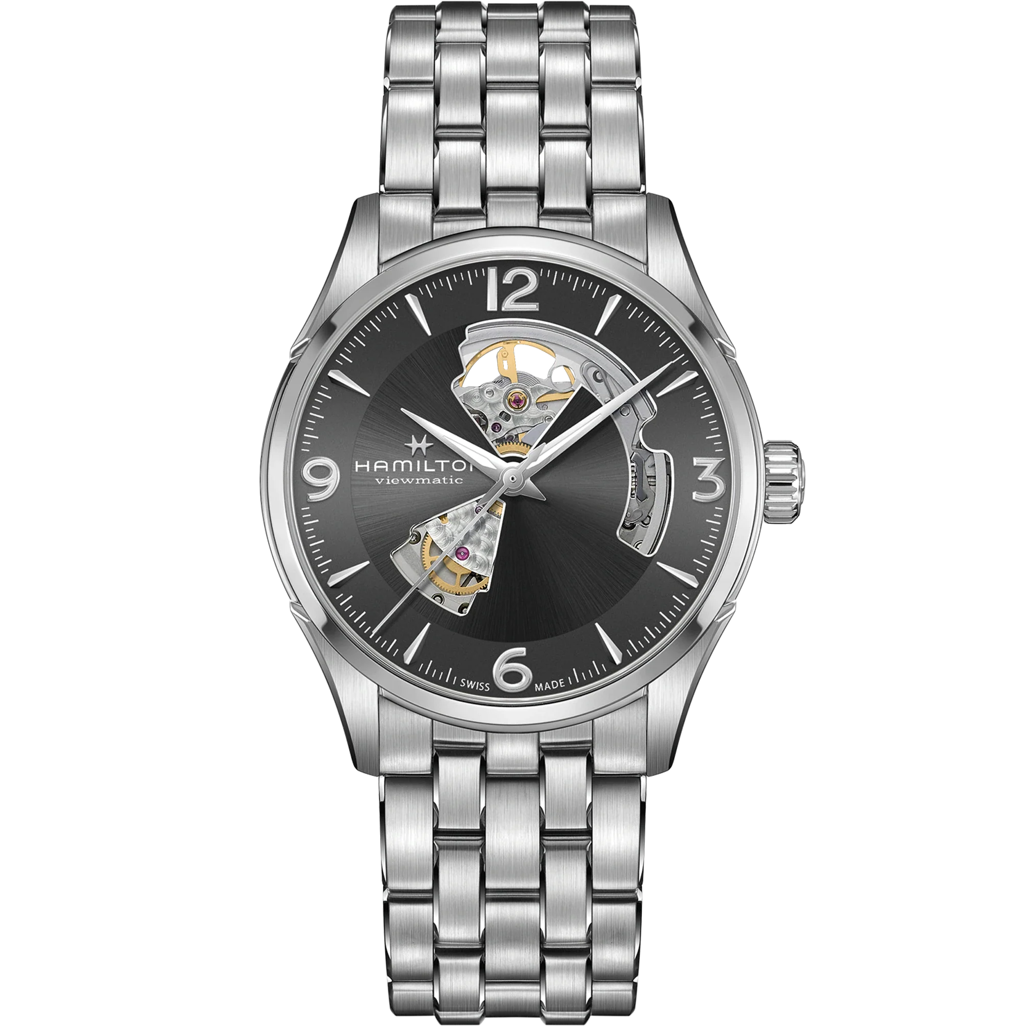 Men's Jazzmaster Open Heart Automatic Watch H32705181 Hamilton