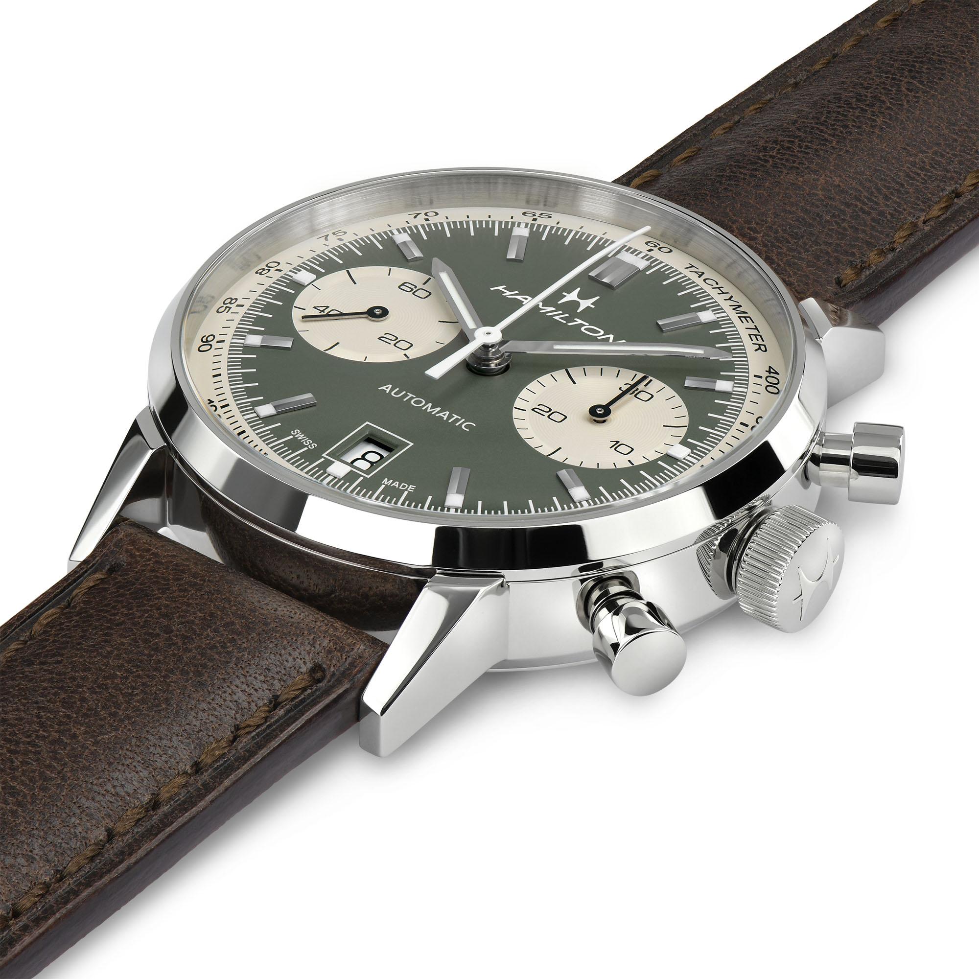 Men's Intra-Matic Auto Chrono 40mm Watch H38416560 Hamilton