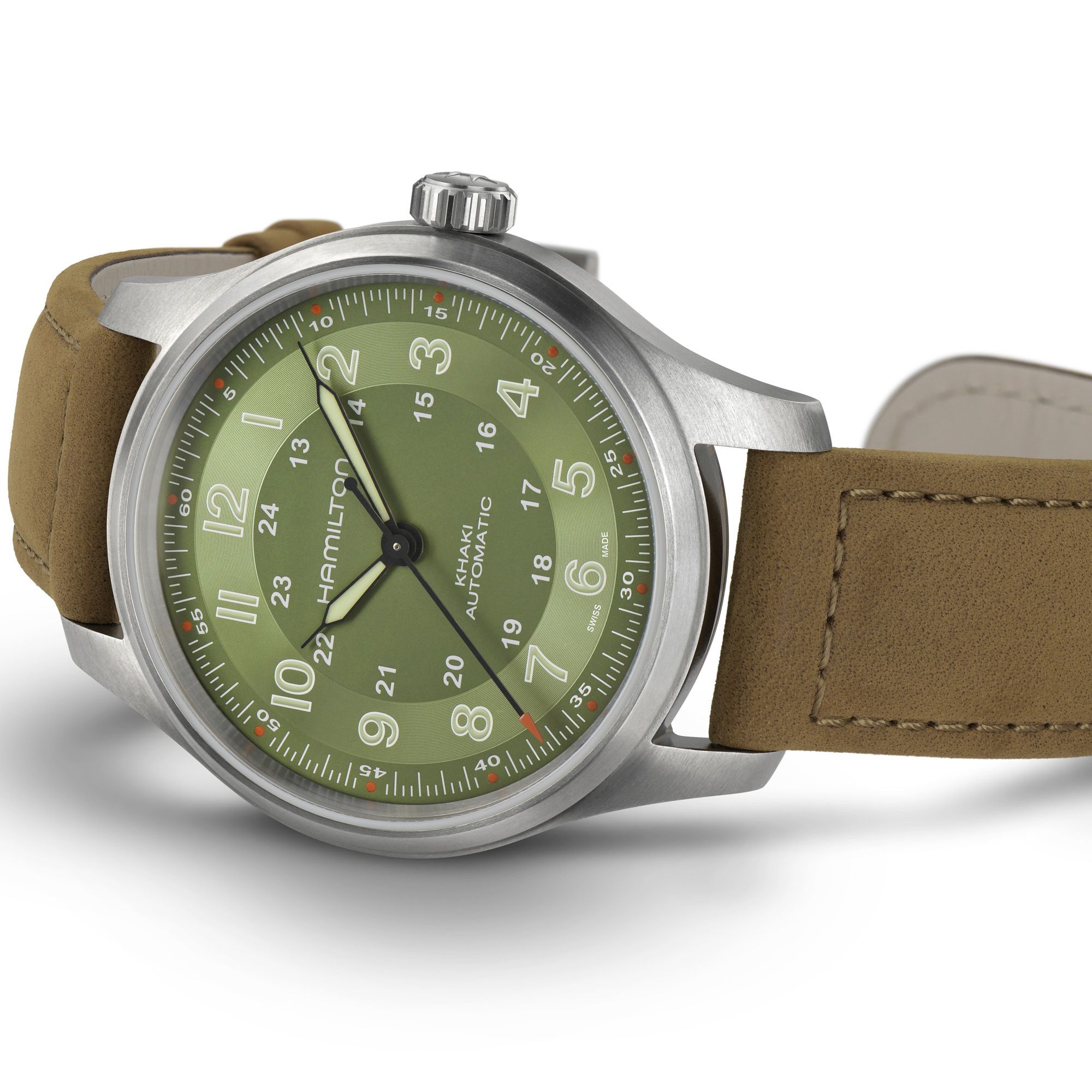Khaki Field Titanium Auto Watch 38mm H70545560 Hamilton