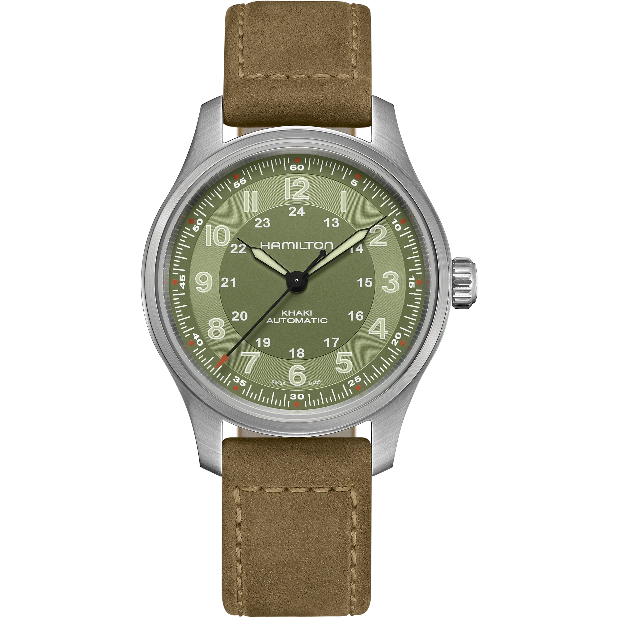 Khaki Field Titanium Auto Watch 38mm H70545560 Hamilton