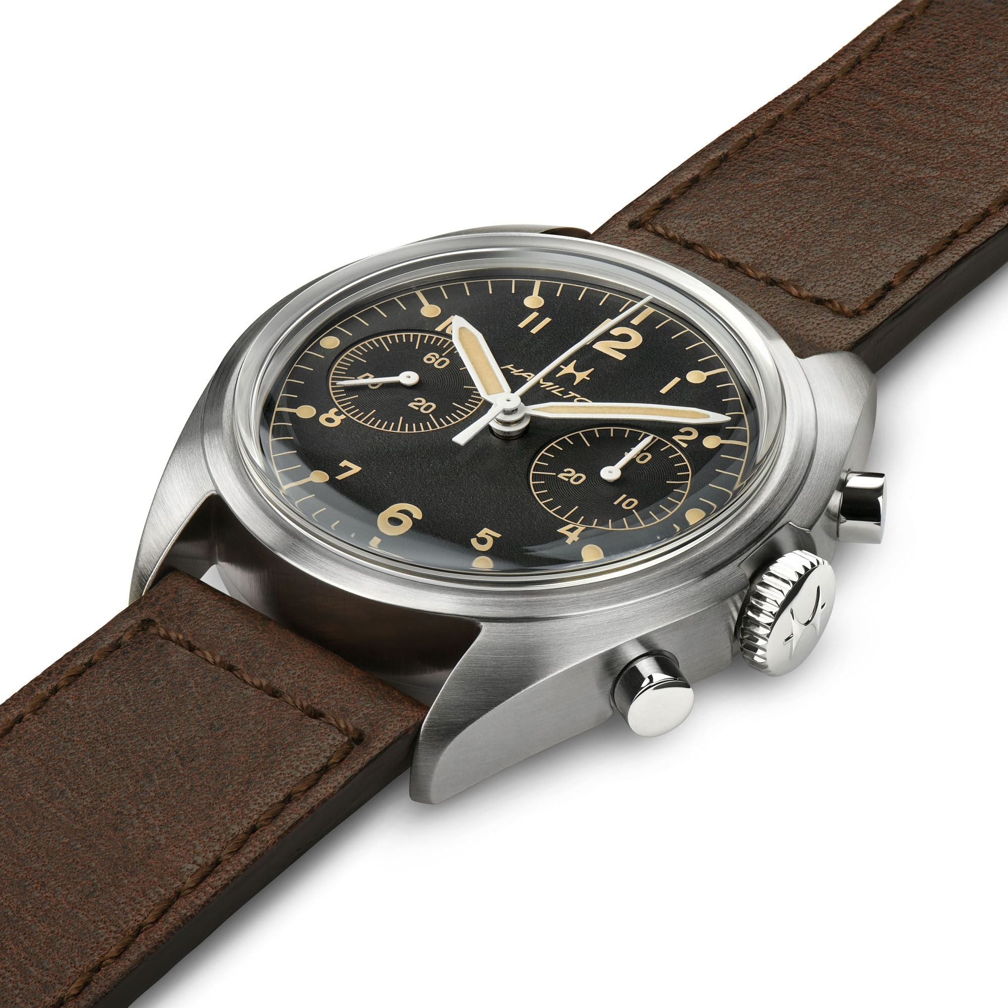 Khaki Aviation Pioneer Mechanical Chrono Hamilton
