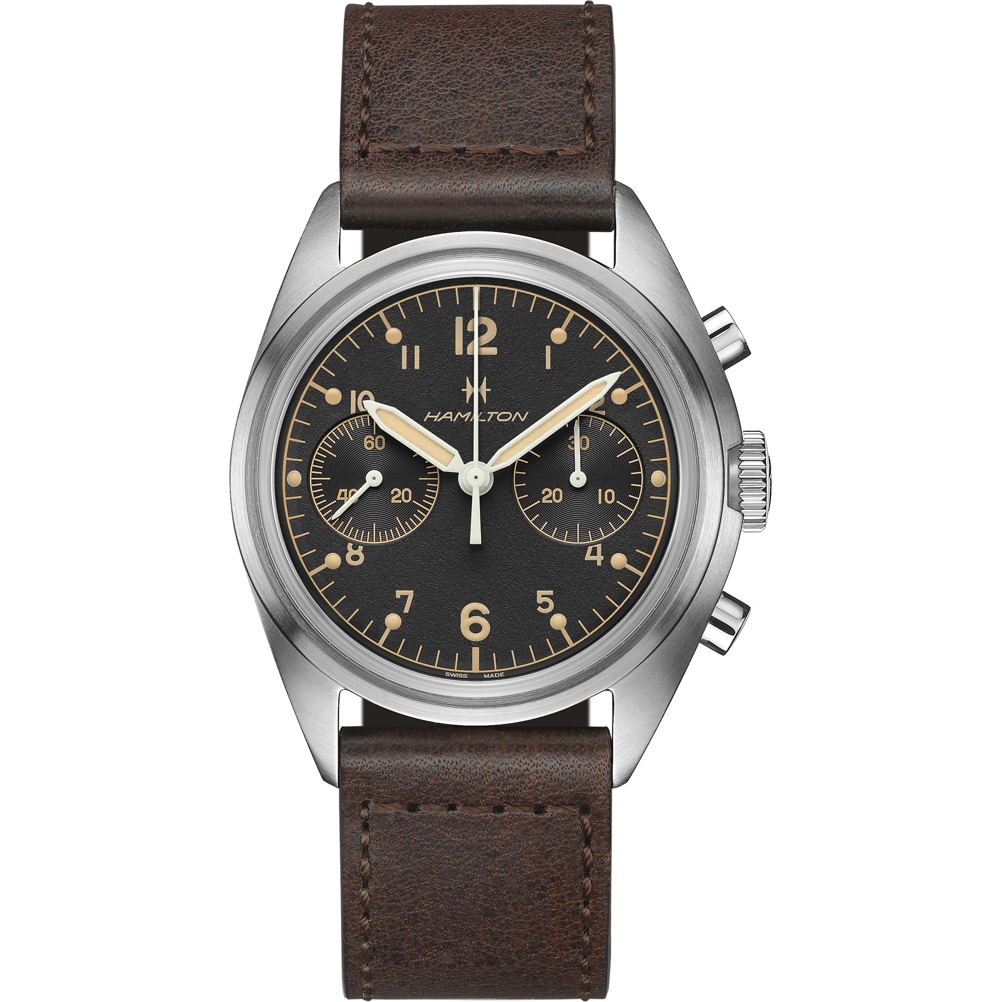 Khaki Aviation Pioneer Mechanical Chrono Hamilton