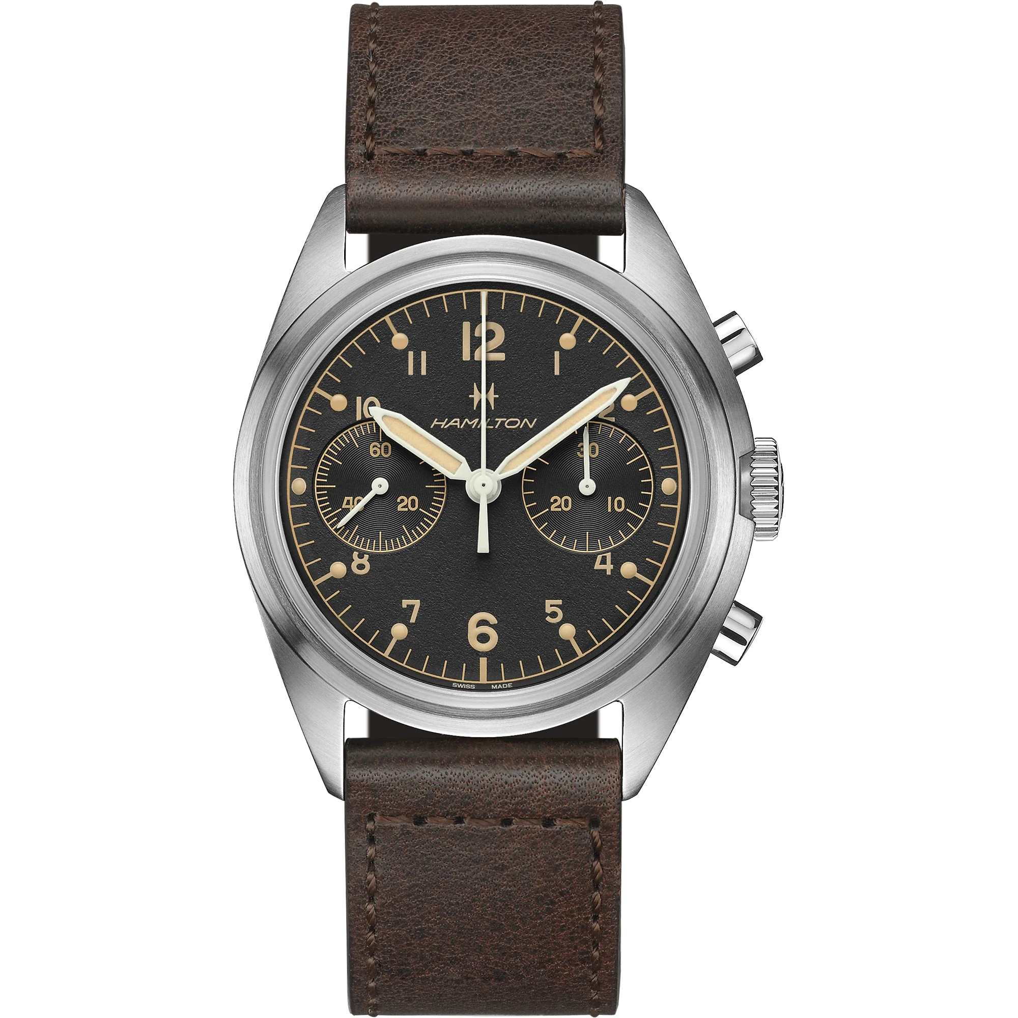Khaki Aviation Pioneer Mechanical Chrono Hamilton