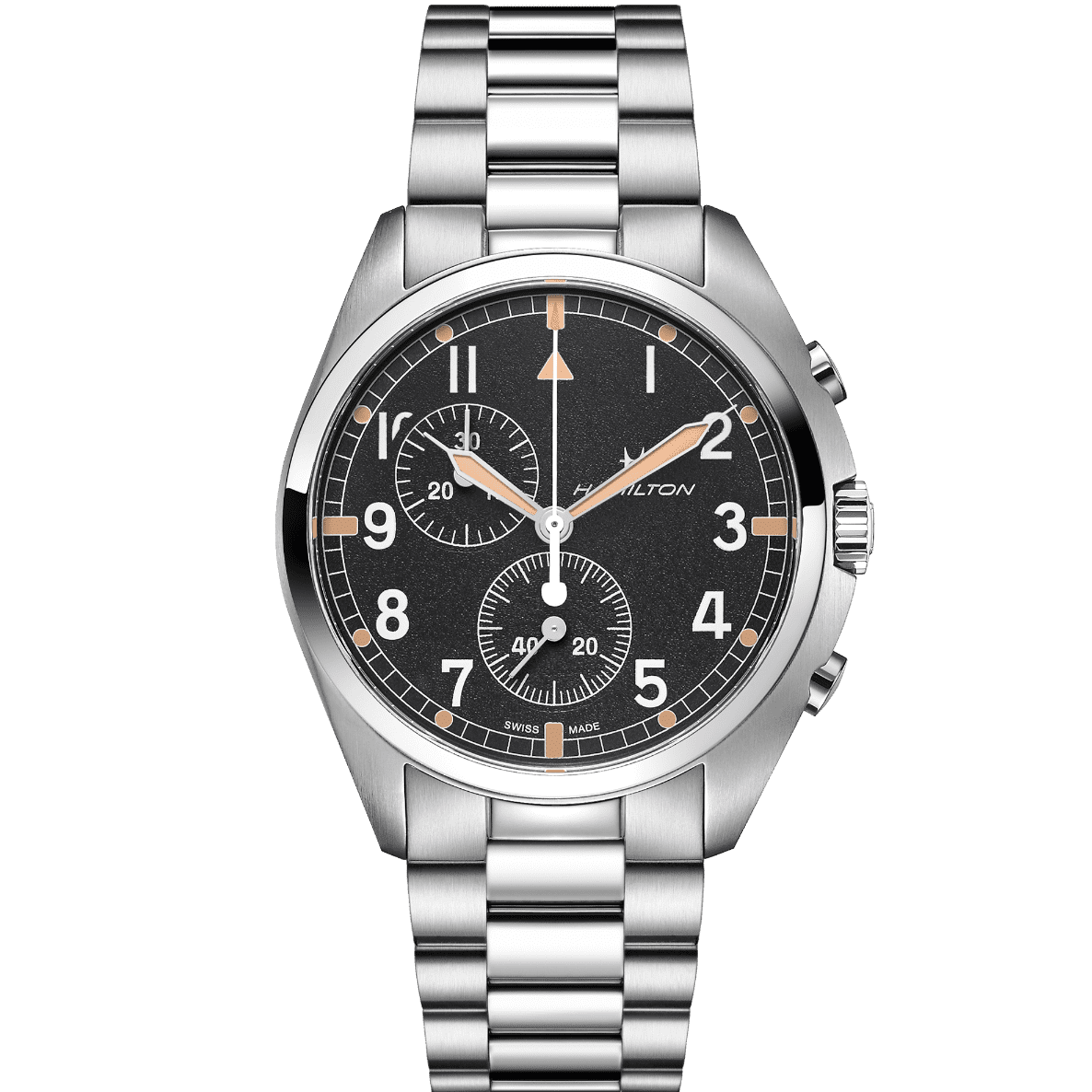 Khaki Aviation Pilot Pioneer Chrono Quartz Watch Hamilton