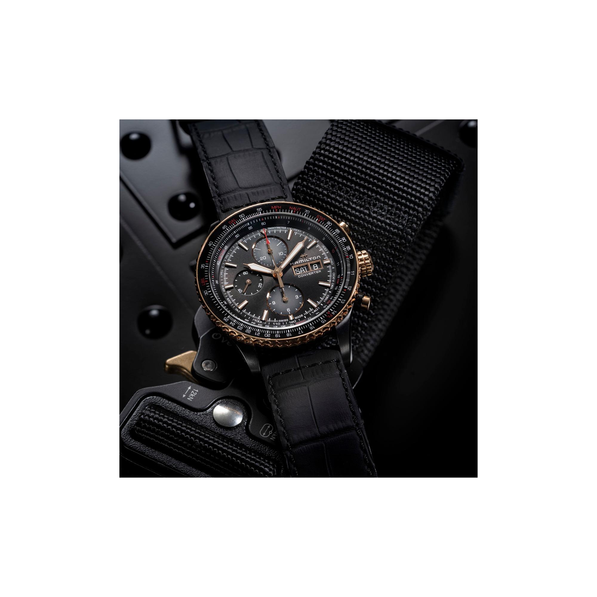 Khaki Aviation Converter Auto Chrono Hamilton
