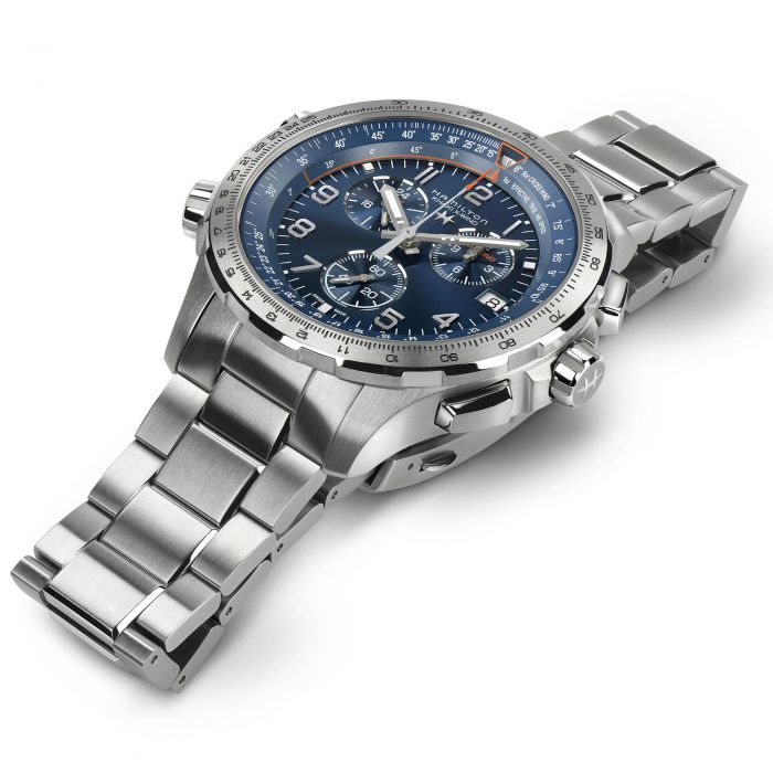 Khaki Aviation X-Wind Gmt Chrono Quartz Watch Hamilton