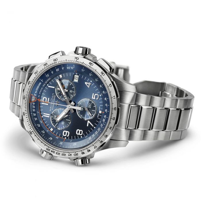 Khaki Aviation X-Wind Gmt Chrono Quartz Watch Hamilton