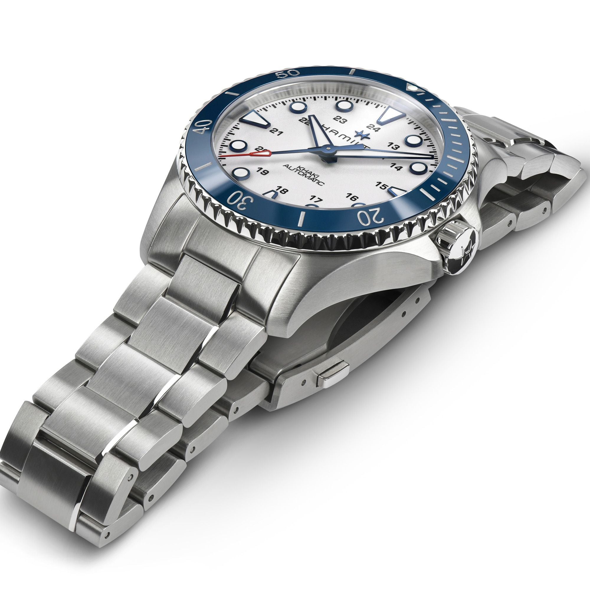 Khaki Navy Scuba Auto Hamilton