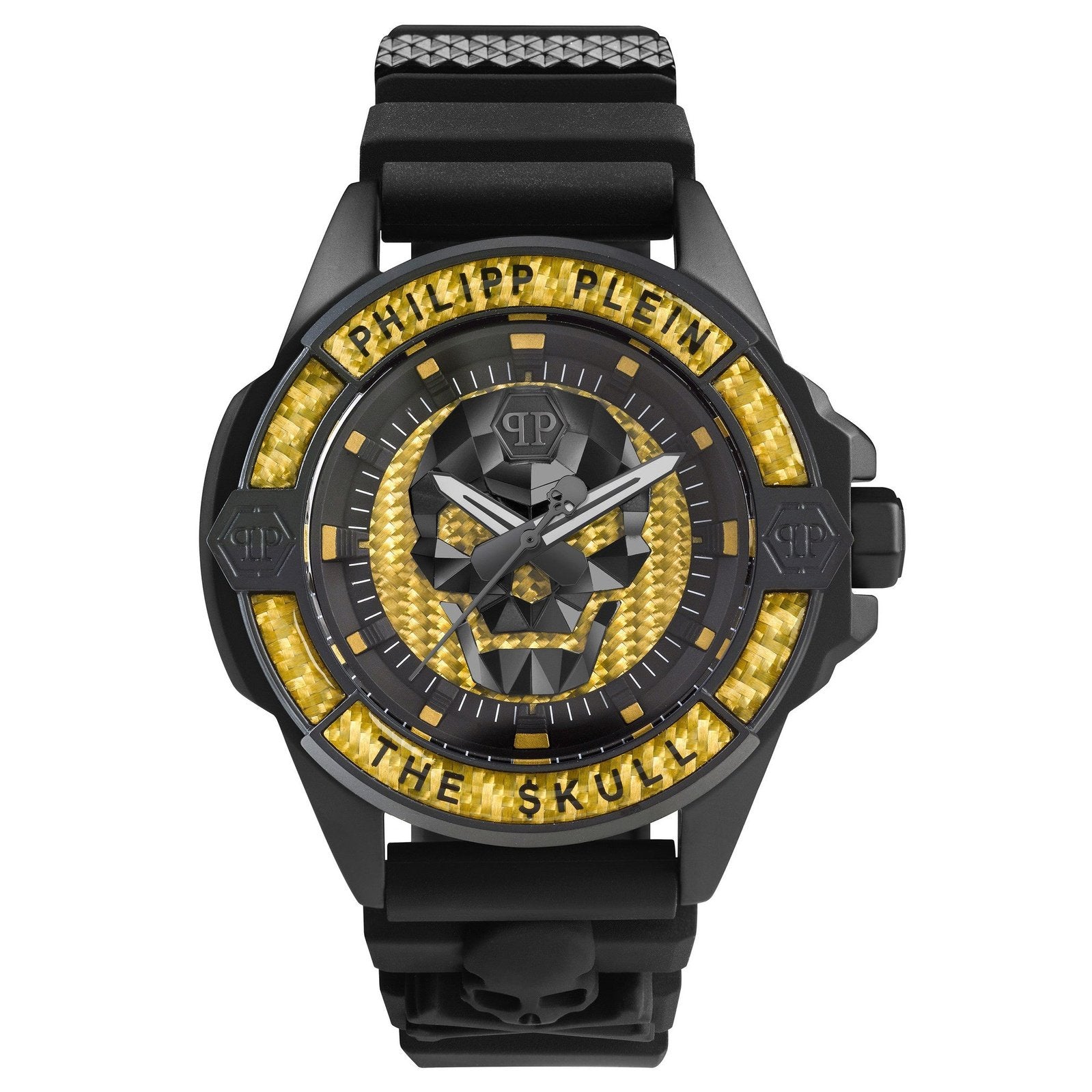 Men's $kull Carbon Fiber Watch 44mm PWAAA1922 Philip Plein
