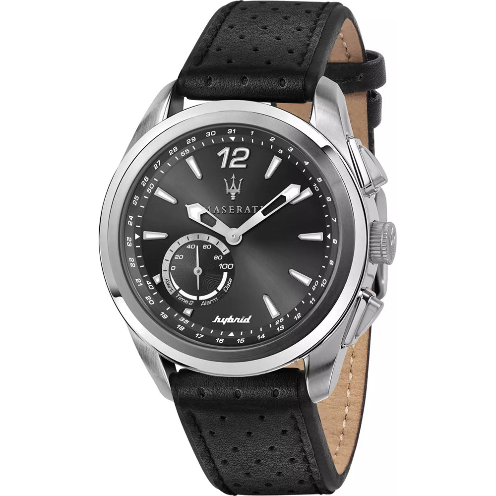 Men's Hybrid Traguardo 3H Black Watch R8851112001 Maserati