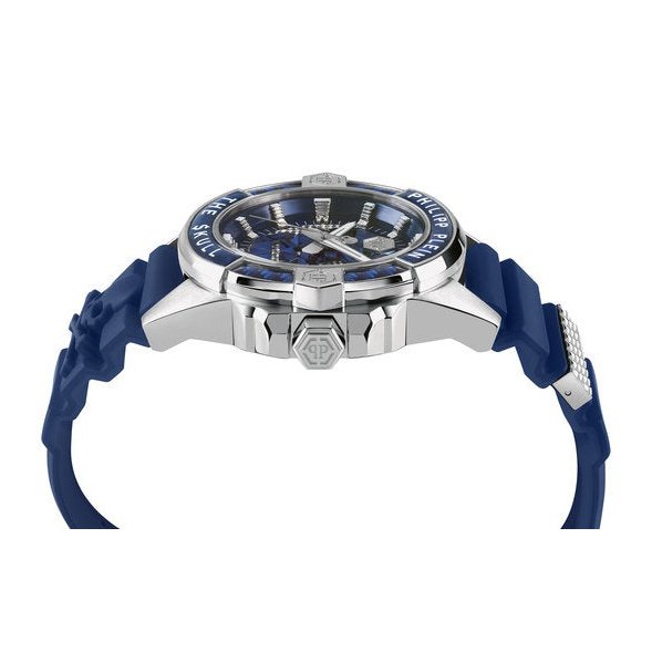 Men's $kull Carbon Fiber Watch 44mm PWAAA1722 Philip Plein
