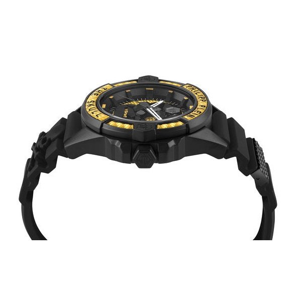 Men's $kull Carbon Fiber Watch 44mm PWAAA1922 Philip Plein