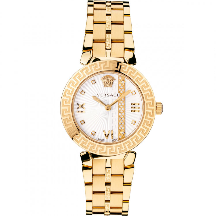 Ladies Greca Icon Diamond Dial Watch VEZ600621 Versace